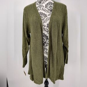 Coldwater Creek Olive Cardigan Women's Size 1x